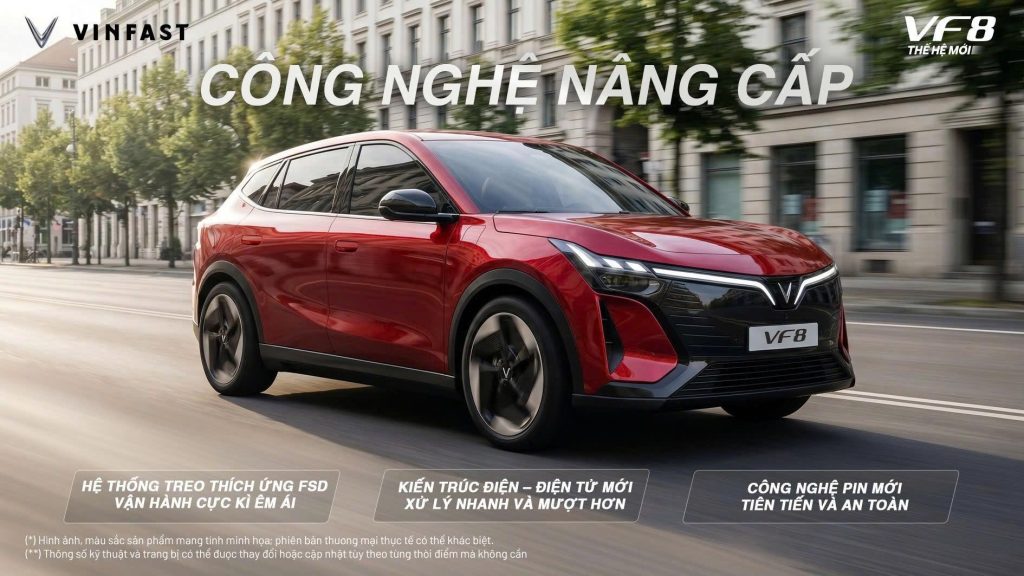 VinFast VF 8 Thế Hệ Mới